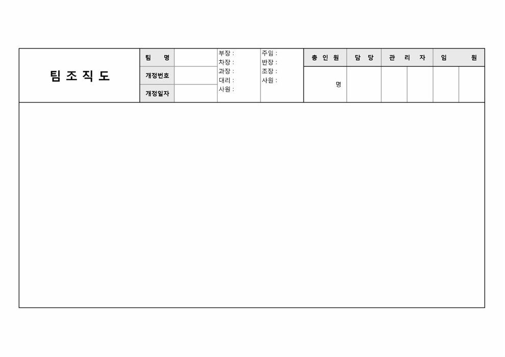 팀조직도