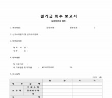 원리금 회수 보고서 썸네일 이미지