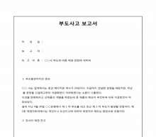 부도사고 보고서(보도형식) 썸네일 이미지