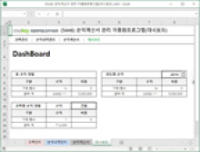 손익계산서 재무 관리 자동화 프로그램 (대시보드) 썸네일 이미지